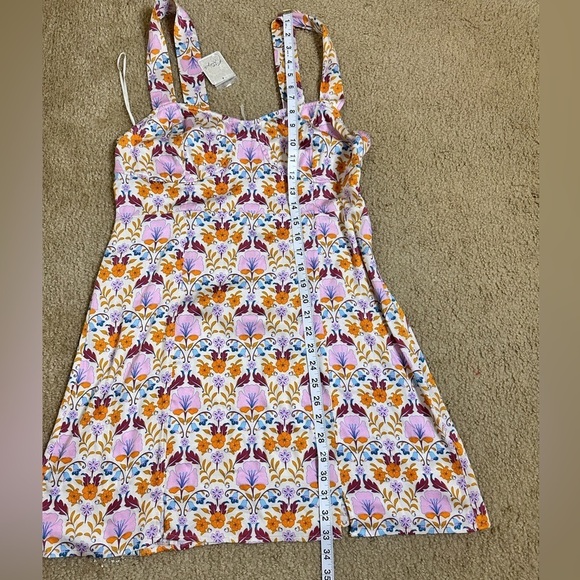 NWT Free People Sasha Mini Ivory Combo Size L - Picture 9 of 10